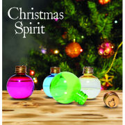 Image of Christmas Spirit Flask Tree Decorations - Set of 6