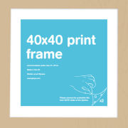 Gb Eye Oak Frame 40 X 40Cm Print gb eye kopen in de aanbieding