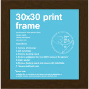 Gb Eye Walnut Frame 30 X 30Cm gb eye kopen in de aanbieding
