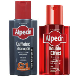 Alpecin Double Effect and Caffeine Shampoo Duo