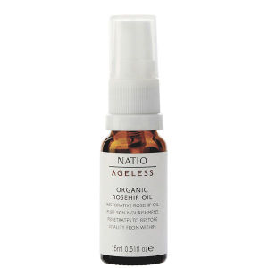 Aceite orgánico de rosa mosqueta Ageless de Natio (15 ml)