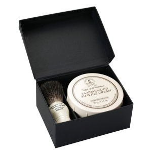 Taylor of Old Bond Street Pure Badger and Sandalwood Shaving Cream Set: Image 1