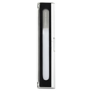 Leighton Denny Kristallnagelfeile mit Aluminium-Etui (135 mm)