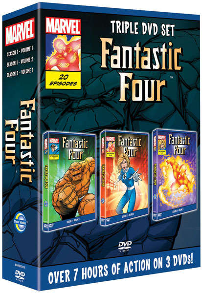 Fantastic Four: Triple DVD Set - Season 1 Volume 1, Season 1 Volume 2