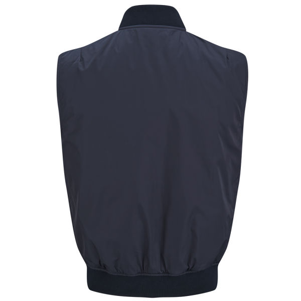 YMC Men's Sleeveless MA1 Bomber Jacket Navy Free UK Delivery over £50