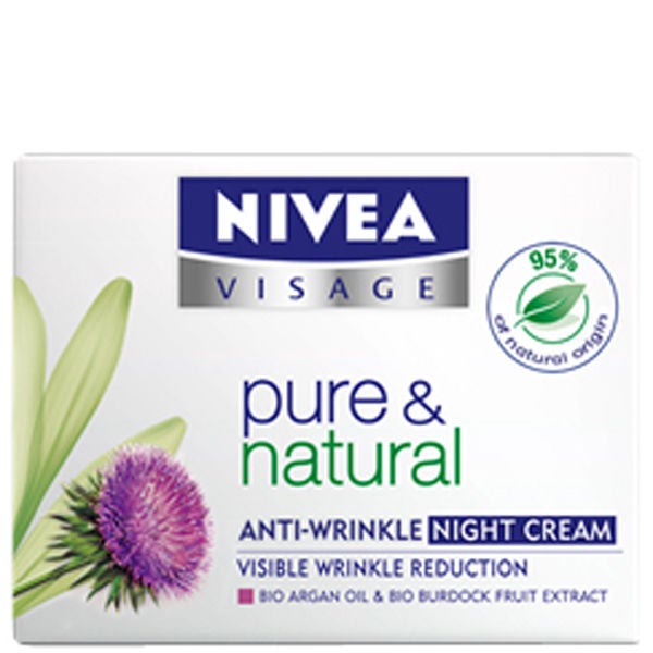 nivea pure and natural anti wrinkle night cream