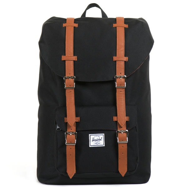 herschel little america black & saddle backpack