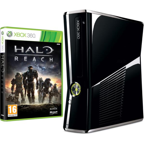 Xbox 360 250GB Bundle (Includes Halo Reach) Games Consoles Zavvi