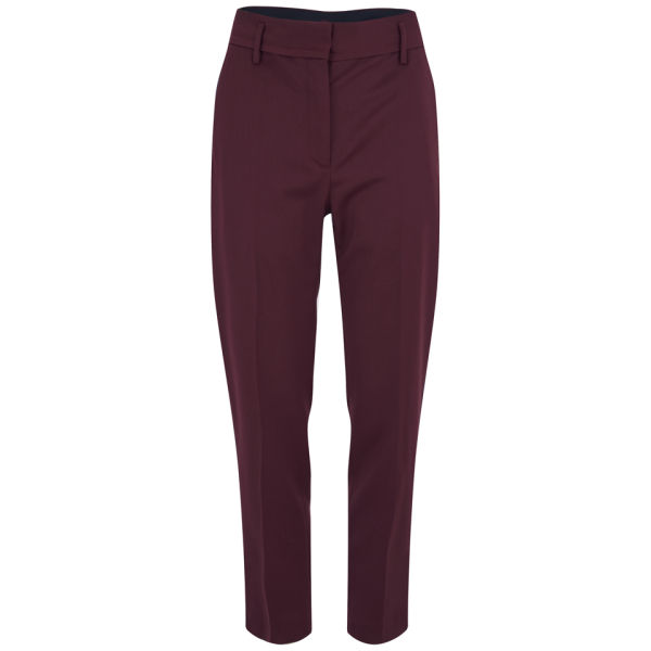 Wood Wood Women's Ruby Colour Block Trousers - Red/Navy Mix - Free UK ...