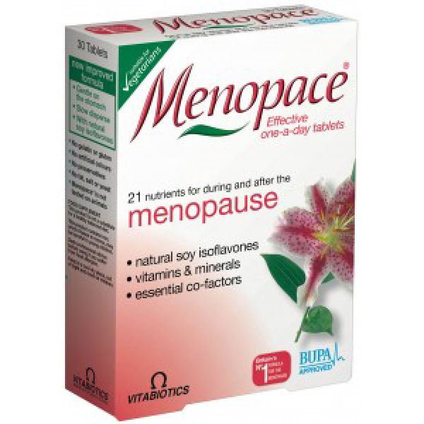 Vitabiotics Menopace Nutritional Formula For Menopause (30 Tablets ...