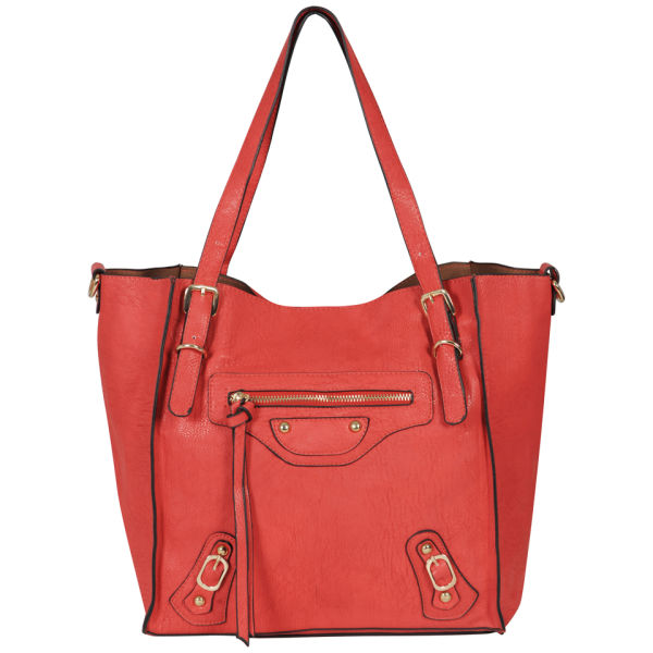 Kris-Ana 9191 Soft Shopper Bag - Coral Womens Accessories | TheHut.com