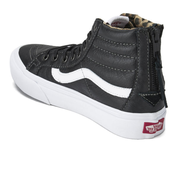 vans womens leather high tops