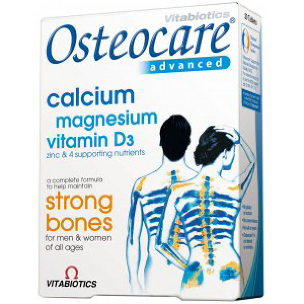 Vitabiotics Osteocare Advanced For Strong Bones (30 Tablets) | Free