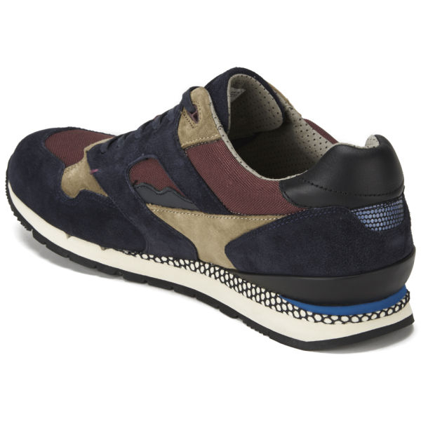 Paul Smith Shoes Men's Aesop Trainers - Midnight Silky Suede - Free UK ...