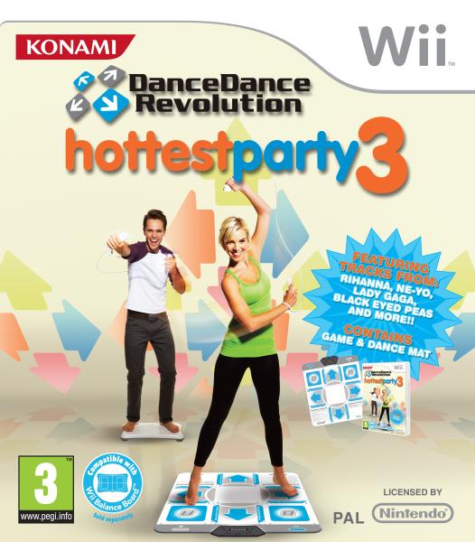 Dance Dance Revolution Hottest Party 3 (with Dancemat) Nintendo Wii