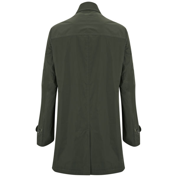 Oliver Spencer Men's Lined Raincoat - Bolt Green - Free UK Delivery ...