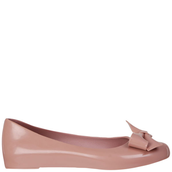 Mel Womens Tangerine Bow Pump Nude Womens Footwear
