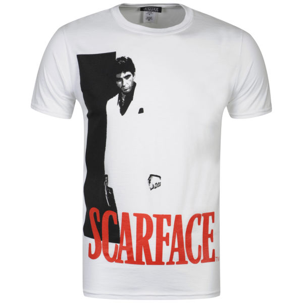Joystick Junkies Men's Scarface T-Shirt - White Clothing | Zavvi.com