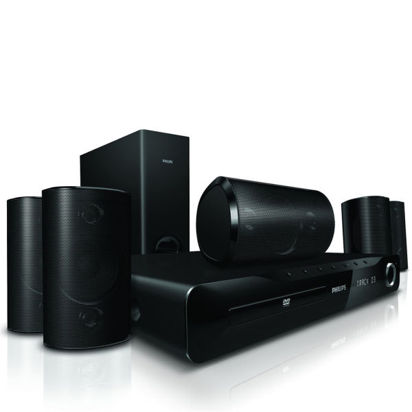 Philips HTS3520 DVD 5.1 Surround Sound Home Theatre Kit Electronics Zavvi