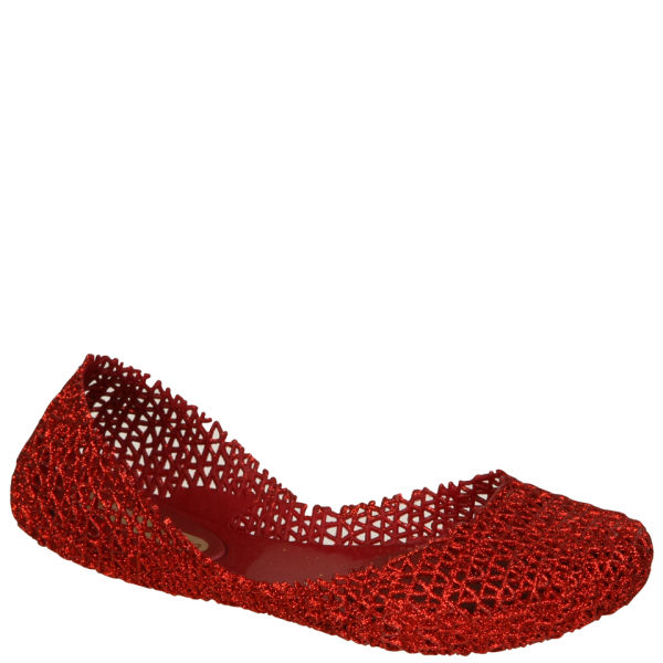 Melissa Women's Papel II Shoes - Red Glitter - Free UK Delivery over £50
