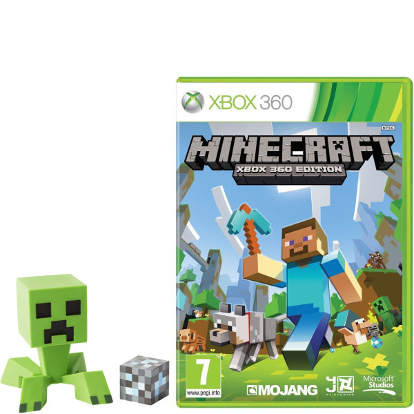 Minecraft Xbox 360 with Creeper Model Xbox 360 Zavvi