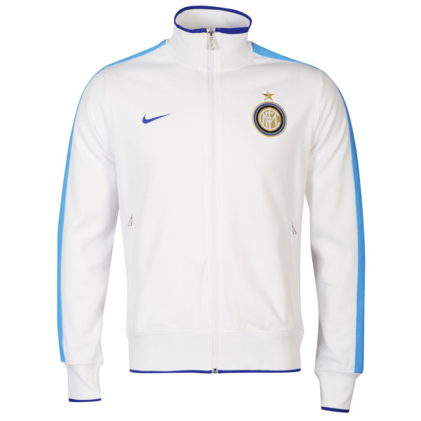 Nike S Inter Milan N98 Track Top White Blue Sports nike s inter milan n98 track top white blue sports