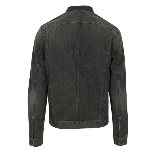 Paul Smith Jeans Men's 819H Denim Jacket - Dark Grey - Free UK Delivery ...