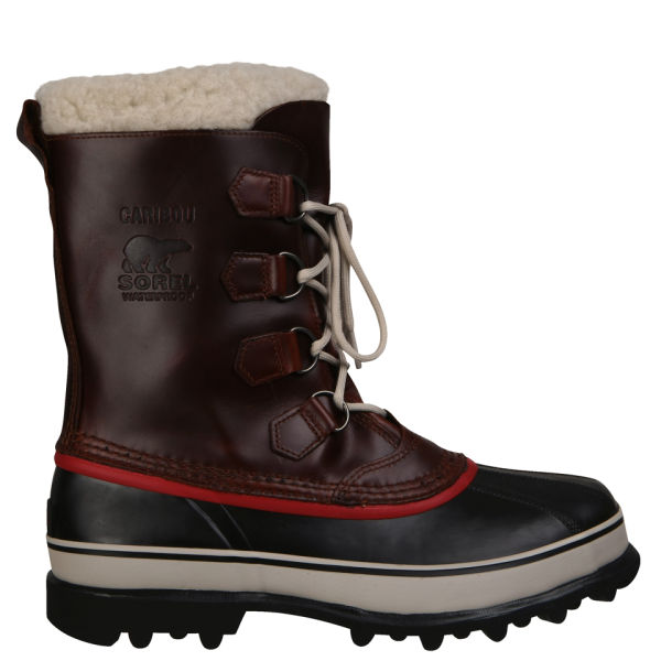 sorel men's caribou wool lined boots