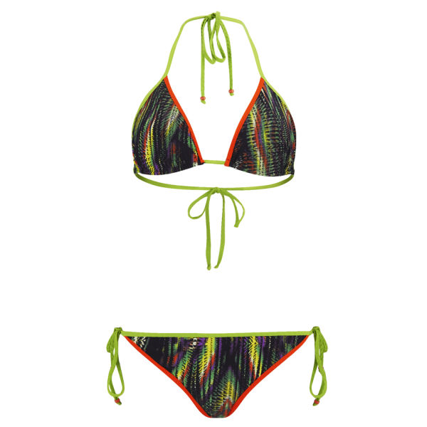 M Missoni Women's Bikini - Cyber Tribal - Free UK Delivery over £50