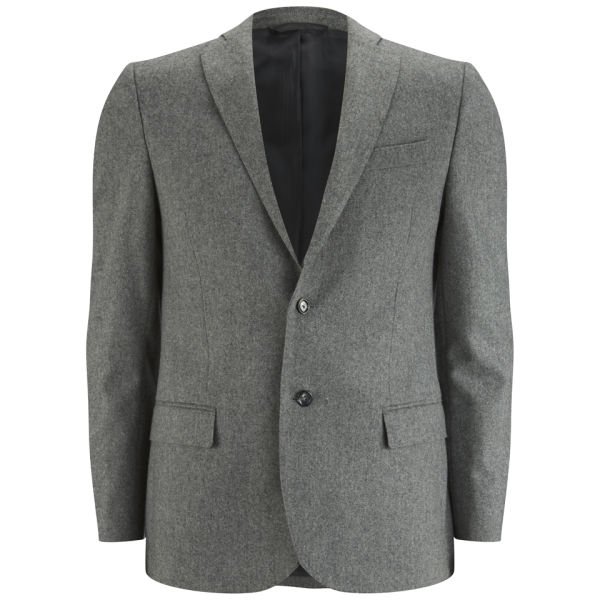 J.Lindeberg Men's Hopper Soft Wool Blend Tweed Tailored Jacket - Grey ...