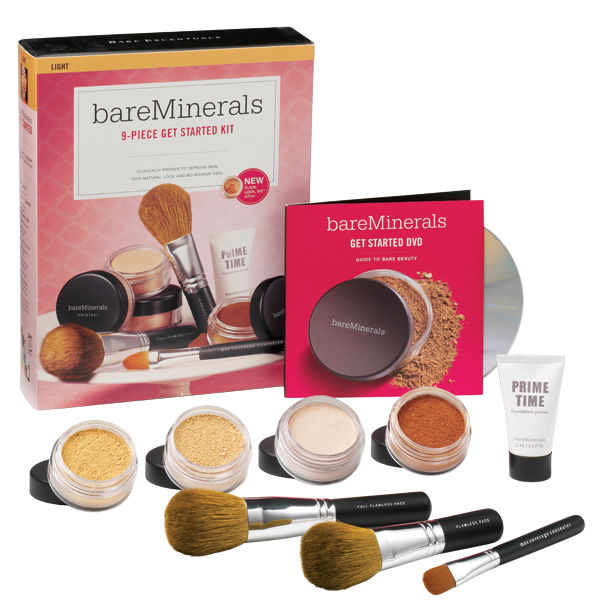 Minerals starter bare kit makeup second