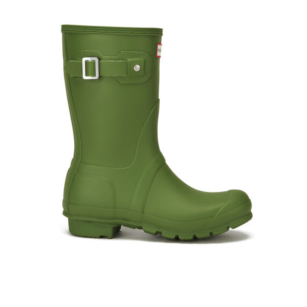 Hunter Women's Original Short Wellies Pea Green Womens Footwear