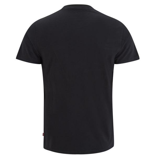 Levi's Men's Standard Graphic Crew T-Shirt - Jet Black Clothing ...