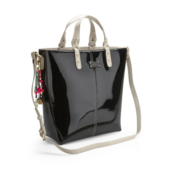 Paul S Boutique Natasha Patent Per Bag Black Paul S Boutique Natasha Patent Per Bag Black Image 2