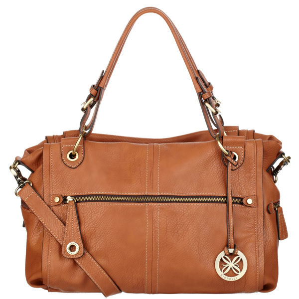 Fiorelli Brooke Zip Top Shoulder Bag - Tan Womens Accessories | TheHut.com