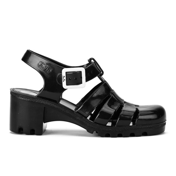JuJu Women's Babe Heeled Jelly Sandals - Black | FREE UK Delivery | Allsole