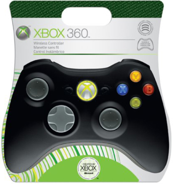 Xbox 360 Elite - Wireless Controller (Black) Games Accessories | Zavvi.com