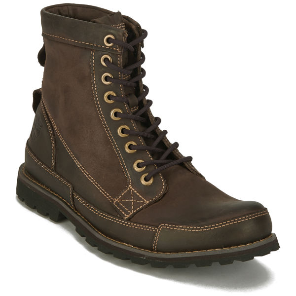 Timberland Men's Earthkeepers 6 Inch Lace Up Boots - Dark Brown | FREE ...