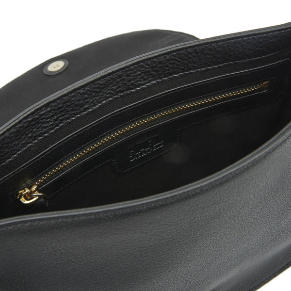 Karl Lagerfeld K/Grainy Satchel Black