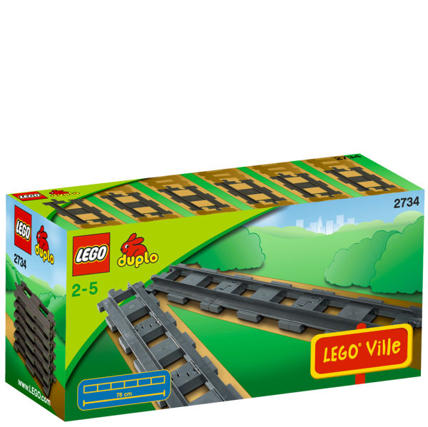 Lego Duplo Straight Rails 2734 Toys Thehutcom