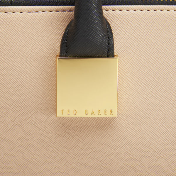 Ted Baker Crosshatch Mini Tote Bag Taupe