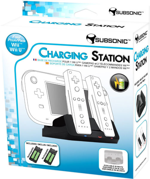 Nintendo WiiU Charging Station Black Wii U accessories
