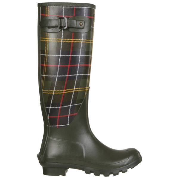 barbour tartan wellies