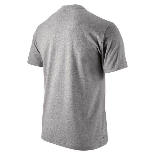 Nike Men's Dri Fit Short Sleeve T-Shirt - Dark Grey Heather Sports ...