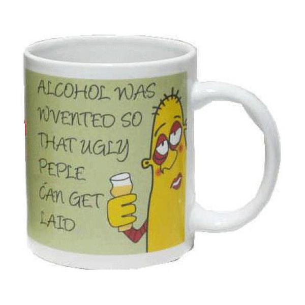 Novelty Alcohol Ugly Mug Great Gift Unique Gifts