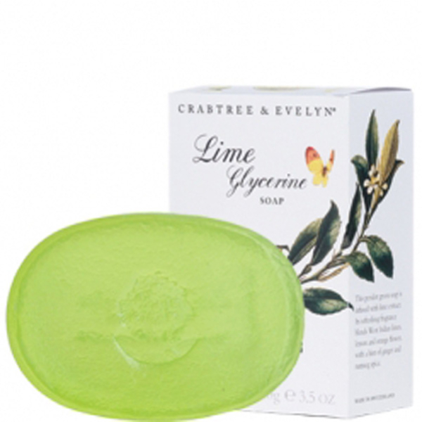 Crabtree & Evelyn Lime Glycerine Soap (100g) Free Shipping