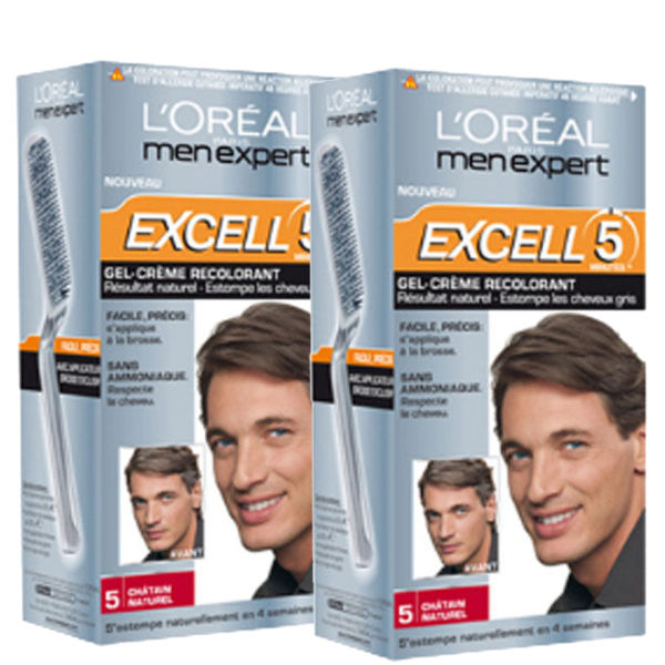 L Oreal Paris Men Expert Excell 5 Brush In Hair Colour Natural