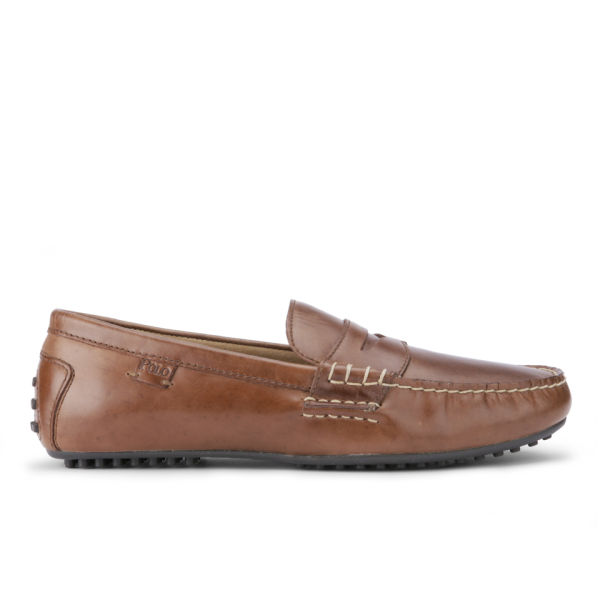 Polo Ralph Lauren Men's Wes Leather Slip-on Shoes - Polo Tan | FREE UK ...