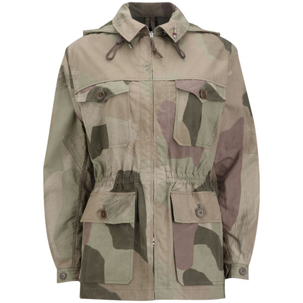 Nigel Cabourn Women's Jacket - Light Camouflage - Free UK Delivery over £50
