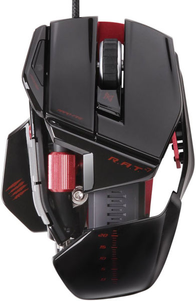 Mad Catz: R.A.T. 7 Mouse - Gloss Black | IWOOT